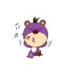 Animation bear(Animation)2（個別スタンプ：1）