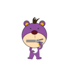 Animation bear(Animation)2（個別スタンプ：7）