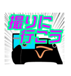 撮影ペンギン（個別スタンプ：8）