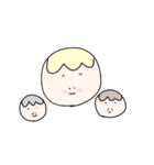 愉快な動物たちとオン眉女子。（個別スタンプ：15）