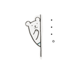 よこしまくまさん（個別スタンプ：8）