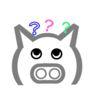 ブタ(かお)（個別スタンプ：2）