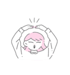 MIYUちゃんとNANAちゃん（個別スタンプ：3）