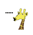 Giraffe can speak（個別スタンプ：1）
