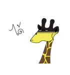 Giraffe can speak（個別スタンプ：22）