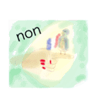 パリの女の子 アート（個別スタンプ：5）