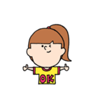 少女ココちゃん（個別スタンプ：10）