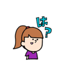 少女ココちゃん（個別スタンプ：26）