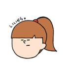 少女ココちゃん（個別スタンプ：31）