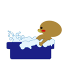 Holiday of a kuma（個別スタンプ：11）