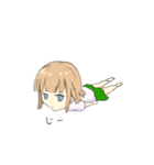 半目少女（個別スタンプ：2）