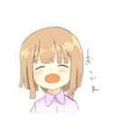 半目少女（個別スタンプ：4）