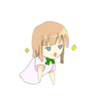 半目少女（個別スタンプ：6）