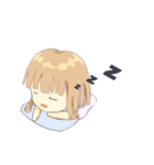 半目少女（個別スタンプ：7）
