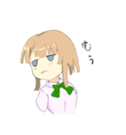 半目少女（個別スタンプ：9）