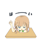 半目少女（個別スタンプ：11）