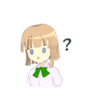 半目少女（個別スタンプ：13）
