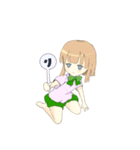 半目少女（個別スタンプ：18）