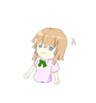 半目少女（個別スタンプ：23）