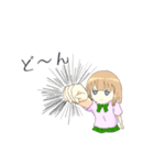 半目少女（個別スタンプ：25）