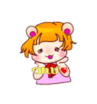 のほほん乙女脳♥クマちゃん★基本編★（個別スタンプ：3）