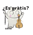 orchestra cello for everyone Spain ver（個別スタンプ：4）