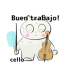 orchestra cello for everyone Spain ver（個別スタンプ：12）