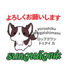 誰でも毎日使える犬日本語タイ語（個別スタンプ：8）