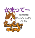 誰でも毎日使える犬日本語タイ語（個別スタンプ：32）