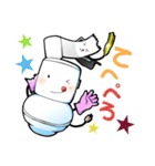 トイレくんとトイレットペーパーくん（個別スタンプ：17）
