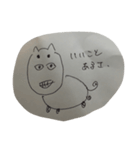 うちの犬は眉毛が点だよ（個別スタンプ：6）