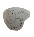 うちの犬は眉毛が点だよ（個別スタンプ：7）