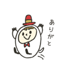かわいいポンチョ（個別スタンプ：1）