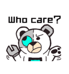 machine bear＆partner（個別スタンプ：15）