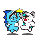 machine bear＆partner（個別スタンプ：21）