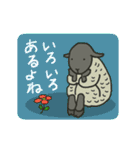 黒ひつじ。（個別スタンプ：15）