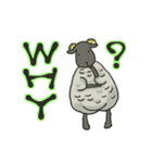 黒ひつじ。（個別スタンプ：28）