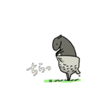 黒ひつじ。（個別スタンプ：32）
