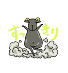 黒ひつじ。（個別スタンプ：36）