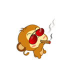 Always Having Fun Monkeys_animate_4（個別スタンプ：6）