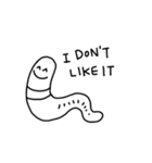 small but great earthworm [english]（個別スタンプ：8）