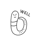 small but great earthworm [english]（個別スタンプ：15）