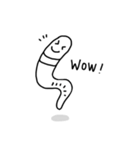 small but great earthworm [english]（個別スタンプ：19）