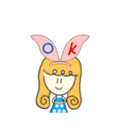The cute Mita girl（個別スタンプ：17）