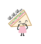 sandwich girl（個別スタンプ：21）