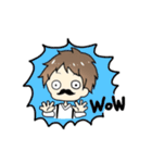 集え！ゆかいなおじさん達withこっこちゃん（個別スタンプ：1）