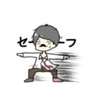集え！ゆかいなおじさん達withこっこちゃん（個別スタンプ：7）
