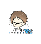 集え！ゆかいなおじさん達withこっこちゃん（個別スタンプ：25）
