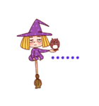 Witch Girl and Owl（個別スタンプ：8）
