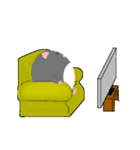 Egg Mouse Always sleepy（個別スタンプ：4）